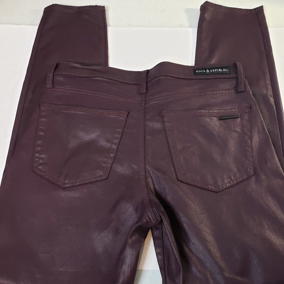 Rock & Republic Deep Purple Skinny Pants - Picture 6 of 11